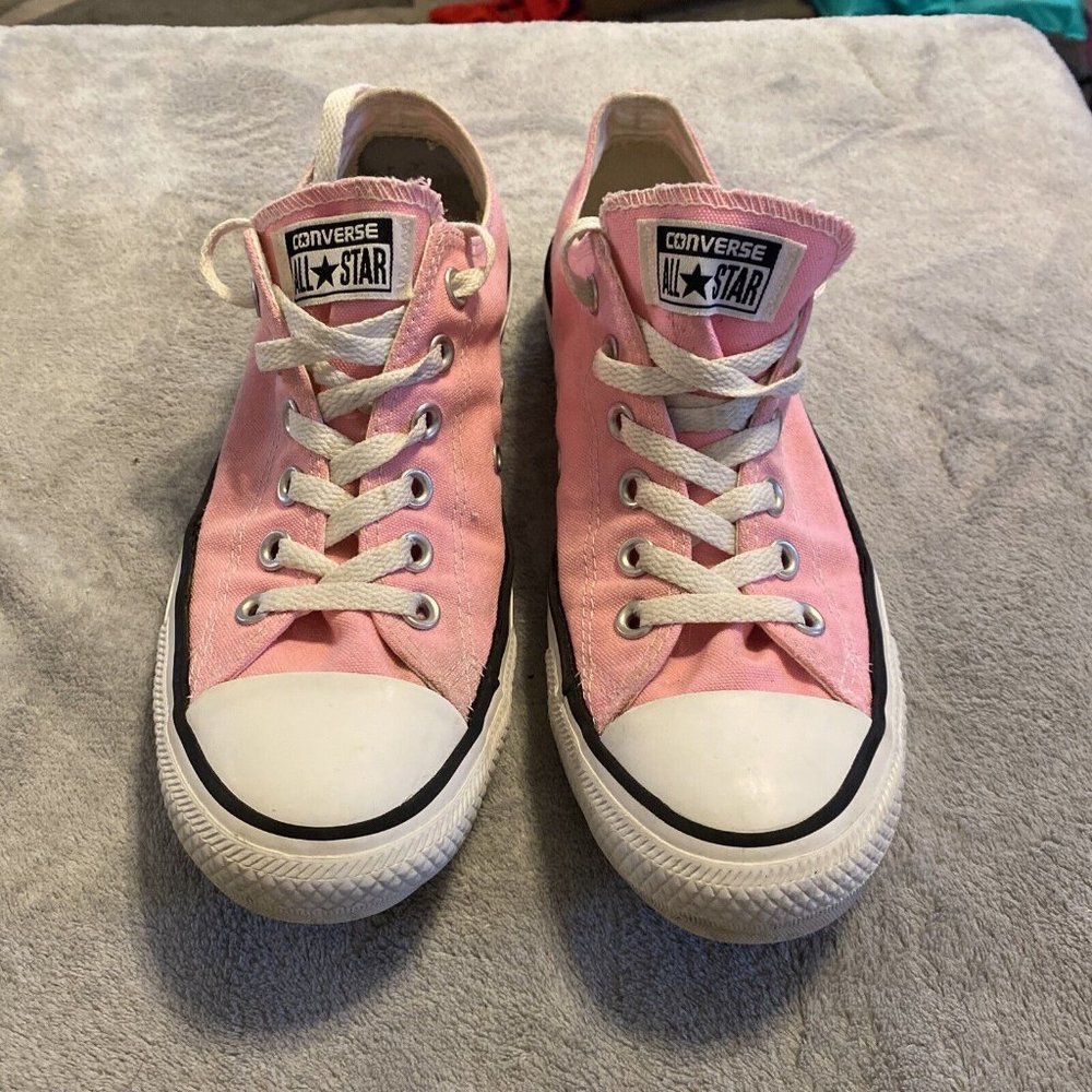 Converse All Star Canvas Low Sneakers Pink Unisex Men's Sz 6 Women’s Size 8 #335